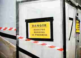 Asbestos Removal Danger Sign