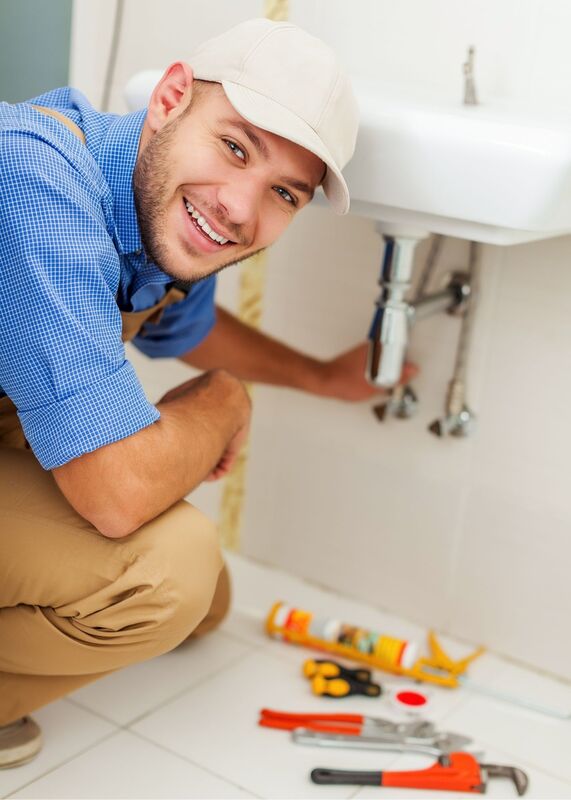 Plumber doing bathroom renovations